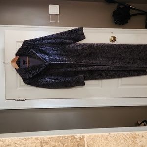 Bebe long chenille coat